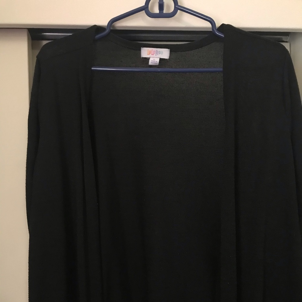 Long black sweater